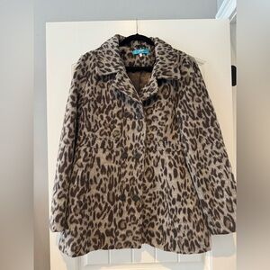 Women’s Cheetah print coat